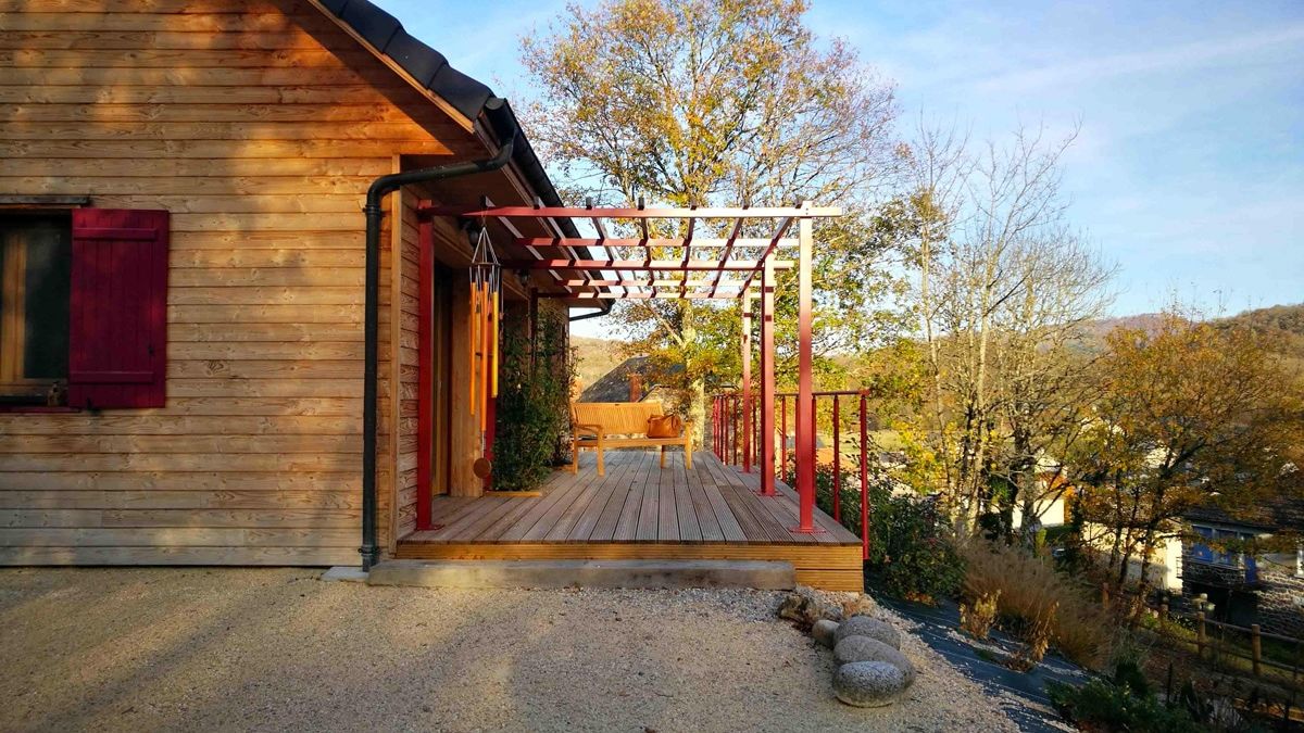 paysagiste cantal - réalisation terrasse