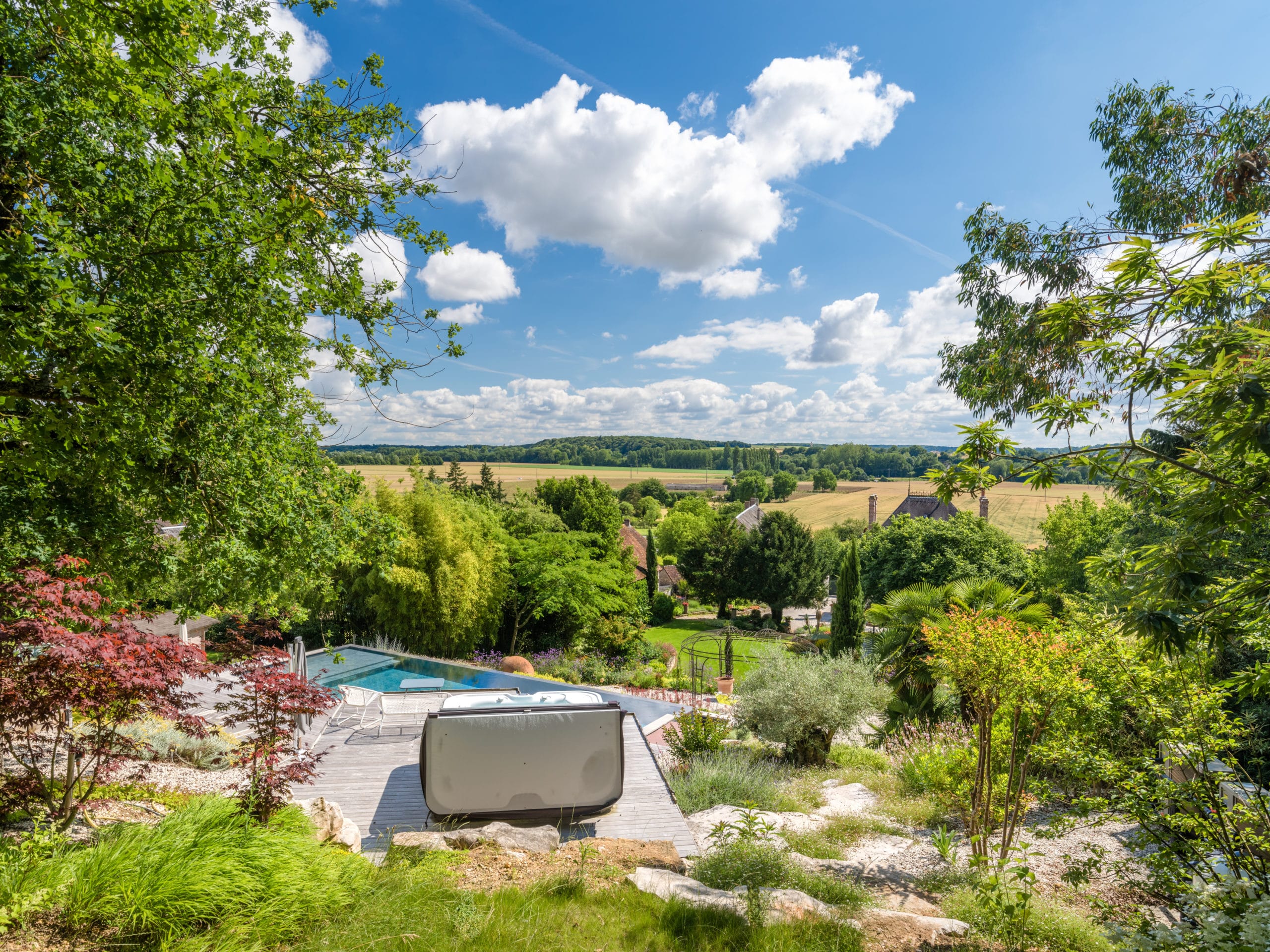 aménager un grand jardin